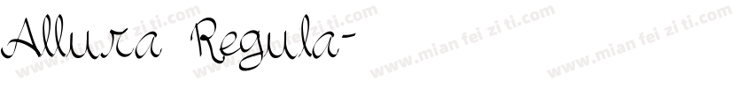 Allura Regula字体转换